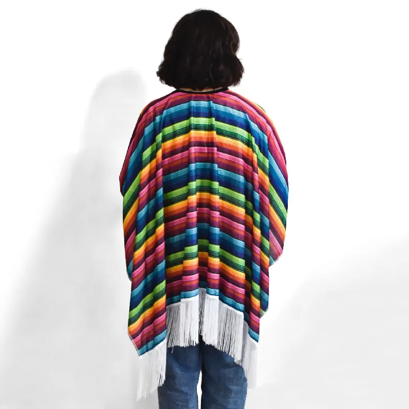 Bán buôn Mexican khăn choàng poncho cho trẻ em và người lớn