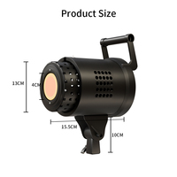 SH 135W Fotografie Bowens Beleuchtung LED-Videolampe Tageslicht Blitzstudio mit 1000-9000K Farbtemperatur 110-220V AC/DC