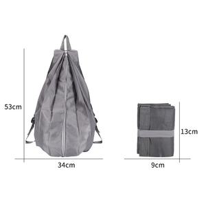 Factory Designed Lightweight <b>Large</b> Capacity Portable Accordion Foldable RPET Material <b>Zipper</b> Closure <b>Bag</b> Shopping <b>Bag</b> - Product Image 4