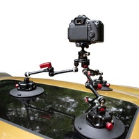 Support de fixation à ventouse pour voiture 2025, bras magique 11'' pour la photographie en extérieur, avec trous de montage ARRI 1/4'' et 3/8''