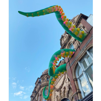 Tentacules de pieuvre gonflables 3M 5M 6M Pieuvre gonflable publicitaire Calmar gonflable avec éclairage LED Tentacules de pieuvre