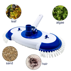 Tête d'aspirateur de <span class=keywords><strong>piscine</strong></span> avec poils latéraux en nylon, connecteur de <span class=keywords><strong>tuyau</strong></span> pivotant et poignée à dégagement rapide EZ Clip, pratique pour <span class=keywords><strong>piscine</strong></span> - Product Image 5
