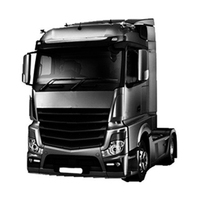 Nouveau kit de garde-boue supérieur en polypropylène avec tendeur 200.13301T POLIPLAST pour Mercedes pour MP4/MP5 Cabina Larga/Stretta
