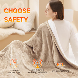 <span class=keywords><strong>Couverture</strong></span> électrique en flanelle douce à 6 niveaux de chaleur pour lit simple, double ou king size, pour l'hiver, <span class=keywords><strong>couverture</strong></span> chauffante thermique - Product Image 5