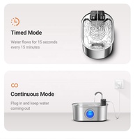 Fontaine à eau pour chat Sunchain OEM 3.2L en acier inoxydable 2026, batterie 4000mAh, capteur sans fil, distributeur d'eau intelligent automatique