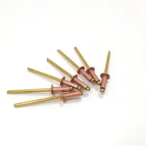 DIN7337 wholesale pop copper blind rivets pop blind rivet for United States Market #42 and #44 Sizes