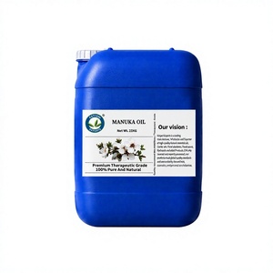 Proveedor de Aceite de Hoja de Manuka, Aceite Esencial de Leptospermum Scoparium, Materia Prima Botánica Natural de Primera Calidad de la India - Product Image 1