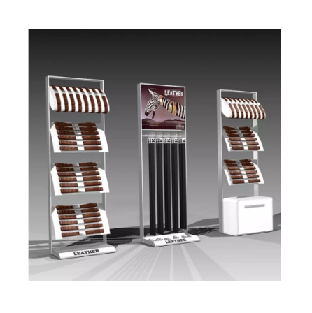 Retail Shopping Mall Display Rack Leather