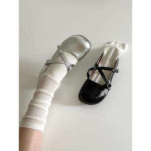 Nouvelles Chaussures Plates Mary Jane Style Français Été-Automne 2026, Rétro Britannique, à Semelle Épaisse en Cuir, Antidérapantes - Product Image 5