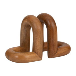 Fermalibri in legno di mango per decorare la libreria, l'ufficio, la scrivania, la mensola della biblioteca, accessori per libri. - Product Image 3