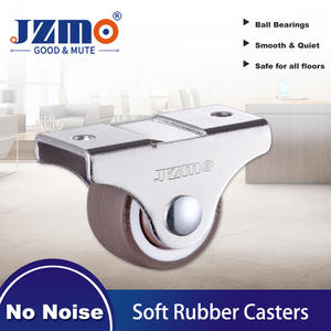 Geräuschlose <span class=keywords><strong>Nylon</strong></span>-MPA-Rollen 0,5\" 1\" 1,25\" 1,5\" 2\" Kunststoff-Kleinrollen für Wohnzimmer Verstellbar - Product Image 2