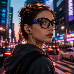 M01SP AI Smart Glasses with 8MP Camera Video Recording Many Languages Translation Sunglasses <b>Bluetooth</b> Call Music Play Men Women - Product Image 4