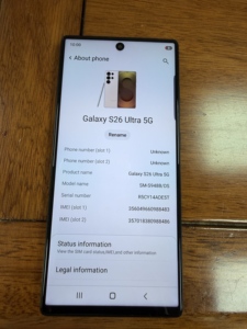 Modelo S26 Ultra de Alta Gama - Teléfono Android Premium con Pantalla Táctil HD Grande de 6.9 Pulgadas - Product Image 5