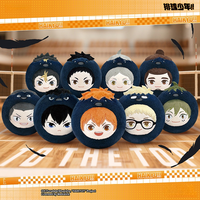 Authentiques pendentifs en peluche Haikyuu Karasu Ball, figurines de dessin animé en boîte mystère, breloques de sac, porte-clés, boîte surprise