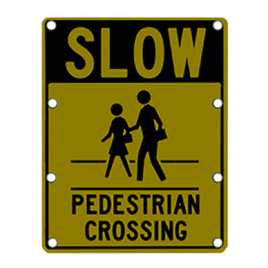 <span class=keywords><strong>Led</strong></span> nhôm tùy chỉnh an toàn biển báo làm chậm dấu hiệu năng lượng mặt trời cho người đi bộ qua dấu hiệu, - Product Image 5