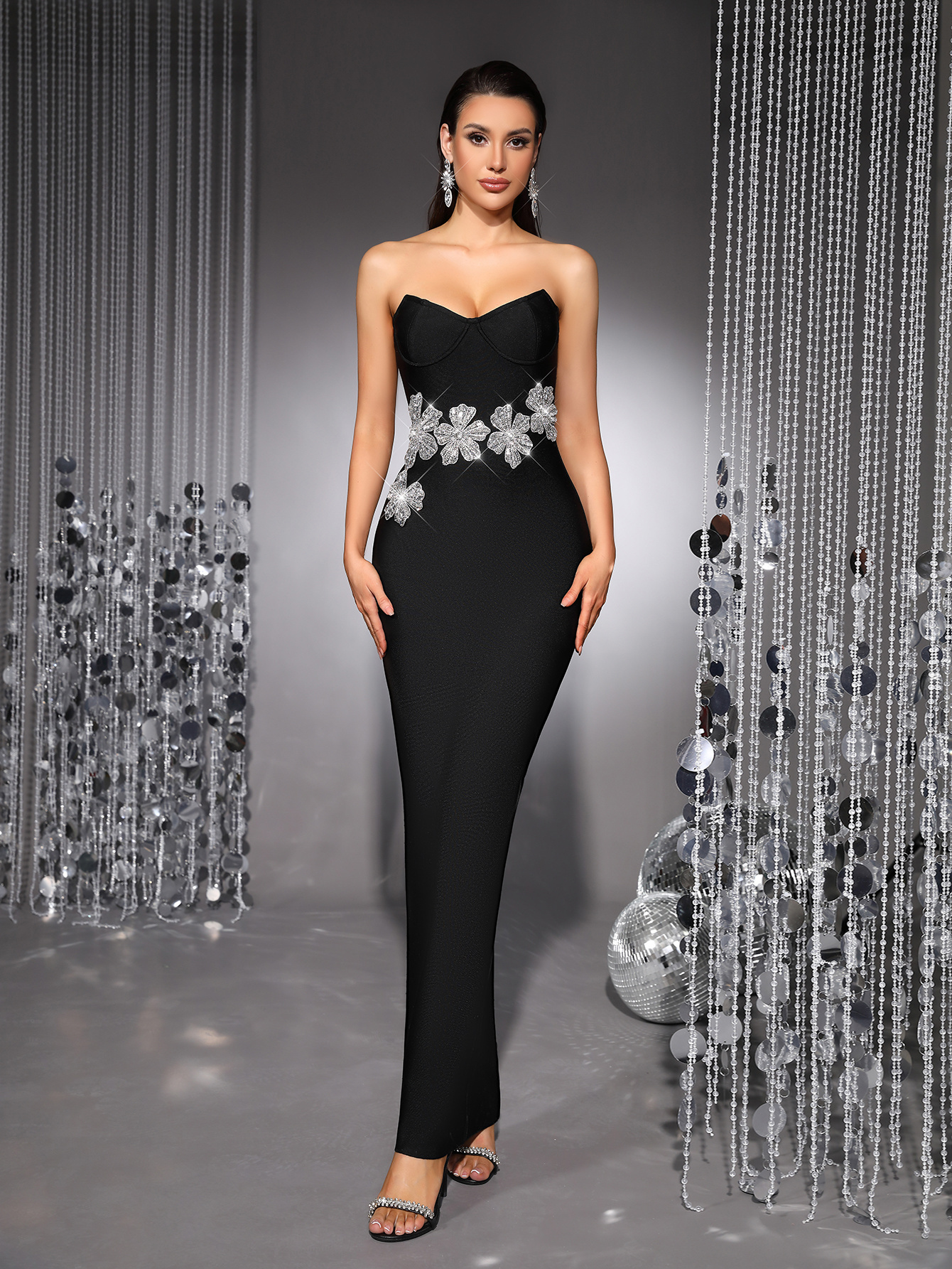 Wholesale Elegant Off Shoulder Black Evening Dresses 500+
