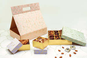 Butterfly Blue <strong>Empty</strong> Sweet Boxes Ramadan Pastel Elegance <strong>Hamper</strong> Set Christmas Candy Dessert Packaging Custom Snack <strong>Box</strong> - Product Image 5