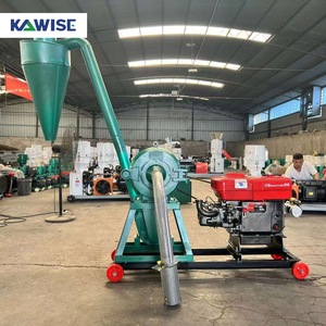 Tự mồi ngô và Ngô thức ăn phay Máy chăn nuôi Hammer Mill Crusher cho động vật sản xuất thức ăn chăn nuôi trên các trang trại - Product Image 1