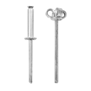 Rivetti a Fiore in Alluminio O/ 5 x 25 mm. - Product Image 1