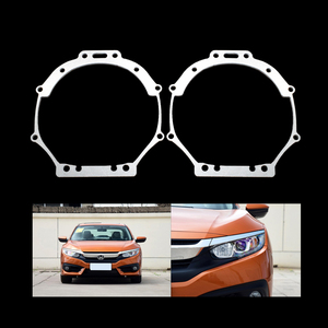 TAOCHIS Car-Styling Adaptateur Cadre Phare Support pour Honda <span class=keywords><strong>ODYSSEY</strong></span> 2015 HONDA CIVIC 10 2016 HID xénon Hella 3R <span class=keywords><strong>G5</strong></span> 5 projecteur - Product Image 2