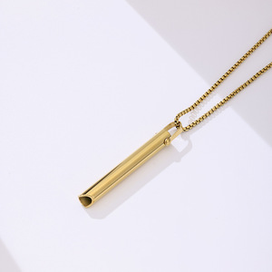 Collar con Colgante de Acero Inoxidable para Aliviar el Estrés, la Ansiedad, la Meditación, la Respiración Consciente y el Yoga - Product Image 5