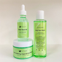 Faible MOQ : Ensemble pour poils incarnés et meilleur ensemble de lavage Yoni, à la menthe, pH équilibré, Fabriqué en Chine