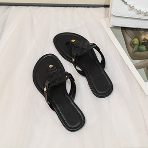 Ciabatte da Spiaggia in Pelle PU per <span class=keywords><strong>Donna</strong></span>, Nuovo Stile, Taglie Grandi, <span class=keywords><strong>Scarpe</strong></span> Estive Popolari, Sandali da Spiaggia in PU - Product Image 1