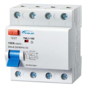 เครื่องแปลงกระแสไฟฟ้า TML1-100 3P + N ขั้ว RCD 4ขั้ว30mA 80A ตัดวงจรกระแสไฟตกค้าง rccb - Product Image 1