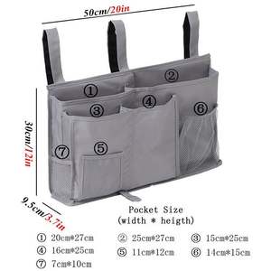 Free Sample <b>Bedside</b> Organizer <b>Caddy</b> Hanging Storage Bag Holder 8 Pockets - Product Image 3