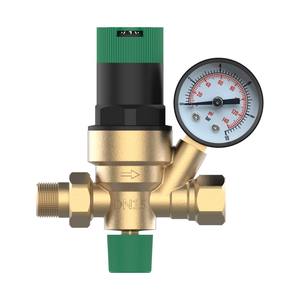 Vanne d'alimentation en eau automatique en laiton, vanne de réduction de pression réglable pour régulateurs de pression de climatisation centrale - Product Image 2