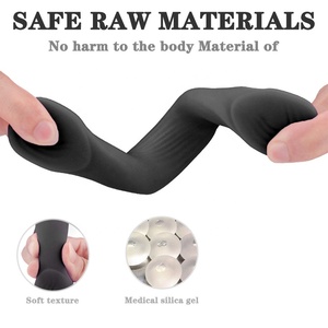 Anneau vibrant <span class=keywords><strong>pour</strong></span> pénis en forme de U à double face, télécommandé, jouet sexuel <span class=keywords><strong>pour</strong></span> hommes - Product Image 4