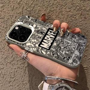 Coque de téléphone à motif de personnage de dessin animé Spider-Man, étui de protection pour iPhone 17 16 15 14 Pro Max Plus 13 12 11 Pro Max XR X - Product Image 2