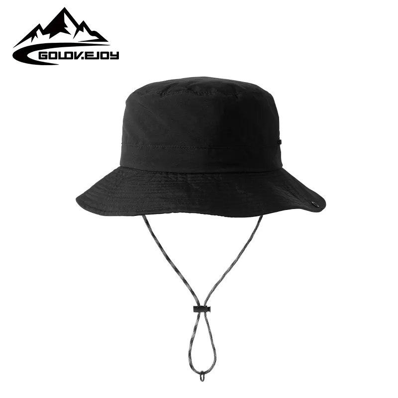 Chapeau seau de soleil d'été Hommes Vente en gros Protection Upf Surf hat Golf Brim Waterproof Fisherman Custom Sun Bucket Hat For Fishing