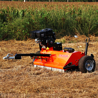 Tondeuse à fléaux pour quad ATV, machine à couper l'herbe, hauteur de coupe réglable, pour jardin et terres agricoles