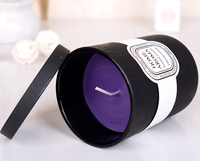 Nouvel état de luxe aromathérapie fruité parfumé bougies en cire de soja verre blanc parfum réutilisable pour la maison n'importe quel espace