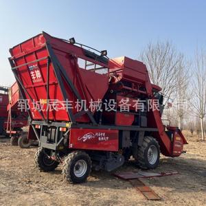 Goldking Corn Harvester Three <b>Row</b> Stem And Cob Collector Large Dual Harvesting <b>Machine</b> For Corn Field - Product Image 4
