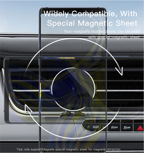 C131 yesido siêu mạnh mẽ từ dính sạc không dây sạc cho IP 12 13 xe điện thoại di động chủ - Product Image 3