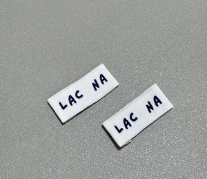 Chất lượng cao tùy chỉnh dệt nhãn thiết kế mới Damask bông vải may nhãn màu đen biểu tượng tùy chỉnh thẻ - Product Image 2