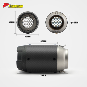 Sistema di Scarico per Moto Kawasaki ZX10R Stile IntactGP con Griglia a Rete, Silenziatore da Pista, Prezzo all'Ingrosso di Fabbrica Forsound - Product Image 5
