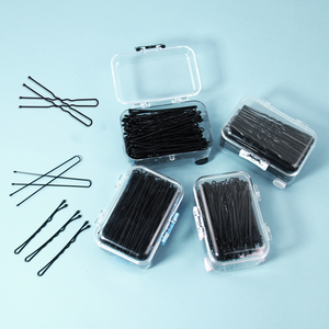 Vente en gros LISI – Pinces à cheveux en métal noir, style européen et américain, durables, imperméables, <span class=keywords><strong>pour</strong></span> franges et fixation <span class=keywords><strong>de</strong></span> la tête, <span class=keywords><strong>accessoires</strong></span> capillaires en forme <span class=keywords><strong>de</strong></span> U - Product Image 6