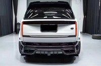 Kit carrosserie large en fibre de carbone style MSR modifié et amélioré pour Land Rover Range Rover Vogue, comprenant lèvre avant, diffuseur arrière, capot et élargisseurs d'ailes