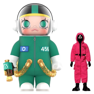 100% Originale Pop Mart Edizione Limitata Internazionale MOLLY 400%+ ACTION FIGURE <span class=keywords><strong>SQUID</strong></span> <span class=keywords><strong>GAME</strong></span> - Product Image 2