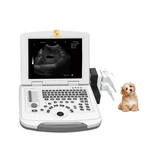 Eurpet sistema de ultrassom portátil veterinário, máquina de ultrassom para hospital