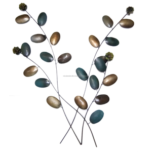 กรอบใบไม้โลหะหลากสีสำหรับตกแต่งบ้าน - Product Image 4