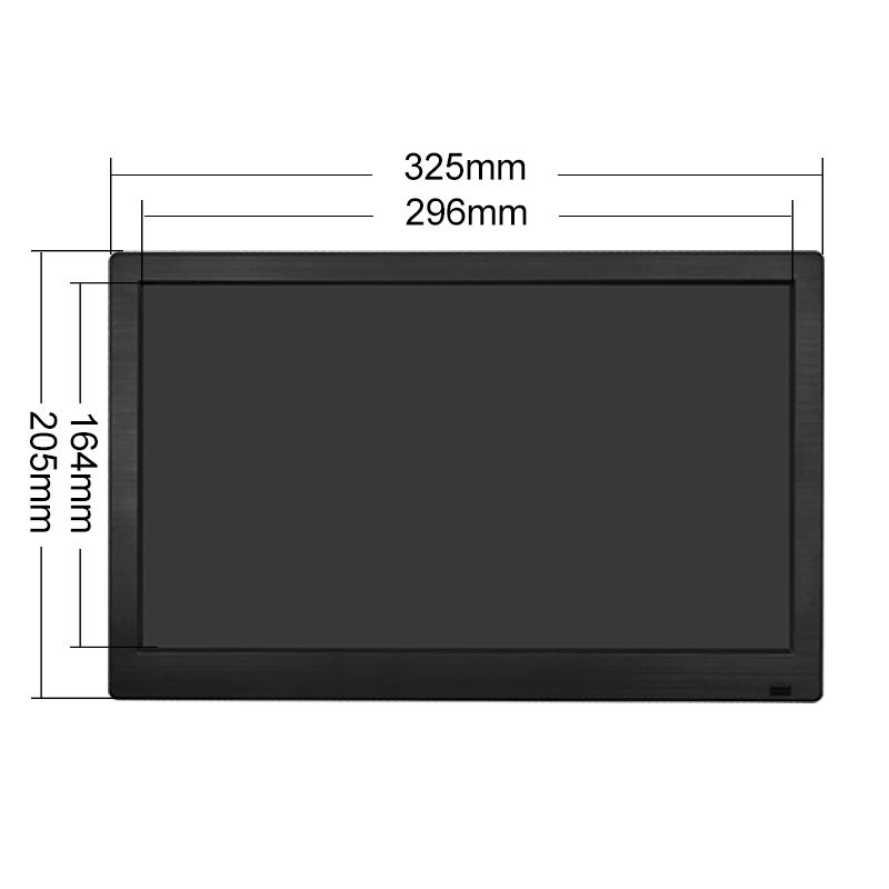 Wholesale 13.3 Inch TFT LED IPS HD Screen VESA Desktop VGA Port Industrial Monitor for POS CCTV PC in Stock