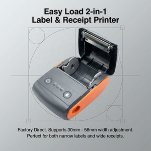 Impresora de Etiquetas y Recibos Portátil de 58 mm, Sensible al Calor, de Alta Velocidad, Directo de Fábrica, para Entregas, Mensajería y Estaciones de Envío - Product Image 1