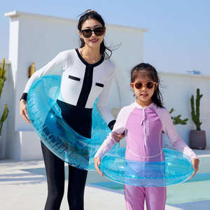 Anneau de natation transparent 3 couleurs Anneau de natation fluorescent gonflable <span class=keywords><strong>Pas</strong></span> <span class=keywords><strong>cher</strong></span> Flotteur de piscine <span class=keywords><strong>Tube</strong></span> de bain coloré pour enfants Beach Pool Party - Product Image 3