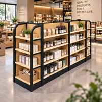 Direct van de fabriek: supermarkt schappen, demontabele supermarkt gondola's of winkelrekken met led verlichting