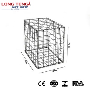 Murs de soutènement soudés en <span class=keywords><strong>gabion</strong></span> <span class=keywords><strong>200x100x50</strong></span> Boîte de <span class=keywords><strong>gabion</strong></span> soudée 2x1x0.5m Panier de <span class=keywords><strong>gabion</strong></span> Cage en pierre Clôture de jardin Prix - Product Image 3