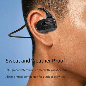 Tai Nghe Thể Thao Không Dây Chống Mồ Hôi Nhẹ Màu Đen Tai Nghe Dẫn Khí Hở Tai - Product Image 3